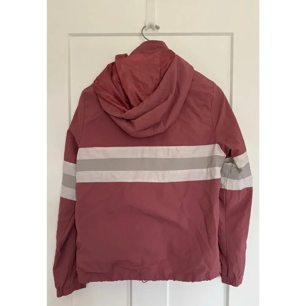 Ashley by 26 International Utility Collection Jacket Size MED Mauve White Gray